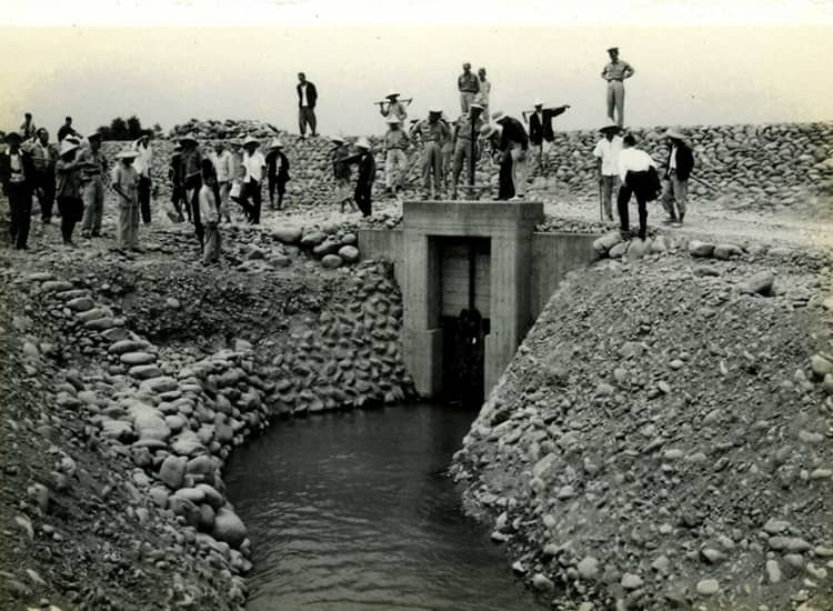 1963 • 東興圳-水門原址（林礽亮提供）